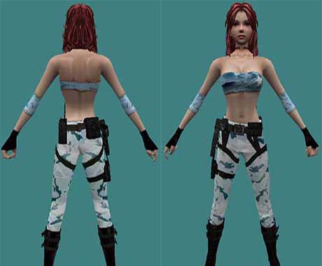 Скин девушки - Amerikan Girl