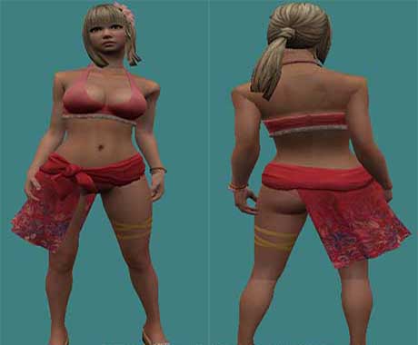 Скин девушки - В Купальнике