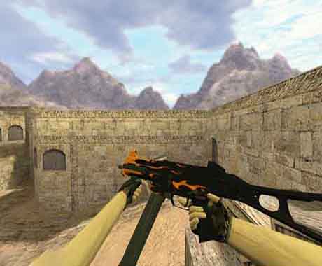 Скин UMP45 - Blaze для кс 1.6